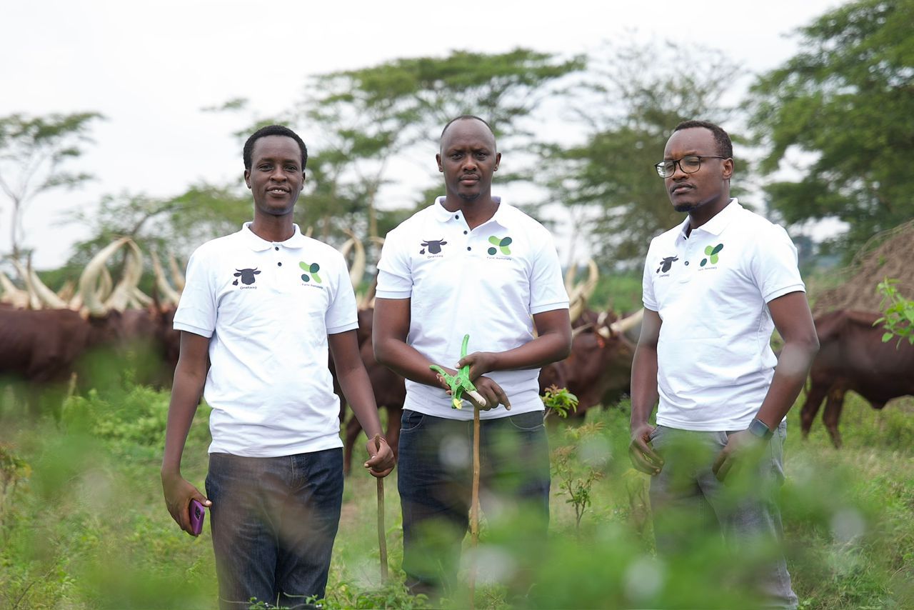 Farm Remotely team working with farmers